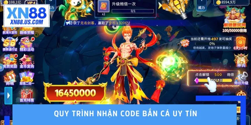 Quy trình nhận code bắn cá uy tín