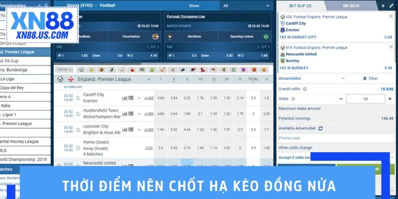 Thời điểm nên chốt hạ kèo đồng nửa